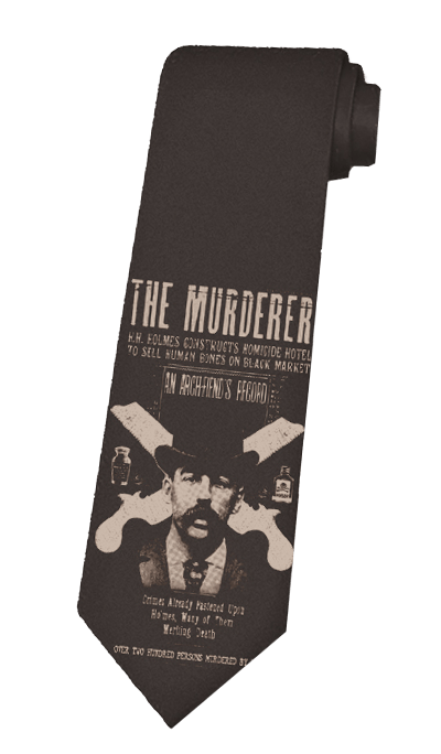 HH Holmes Murderer Necktie - Se7en Deadly