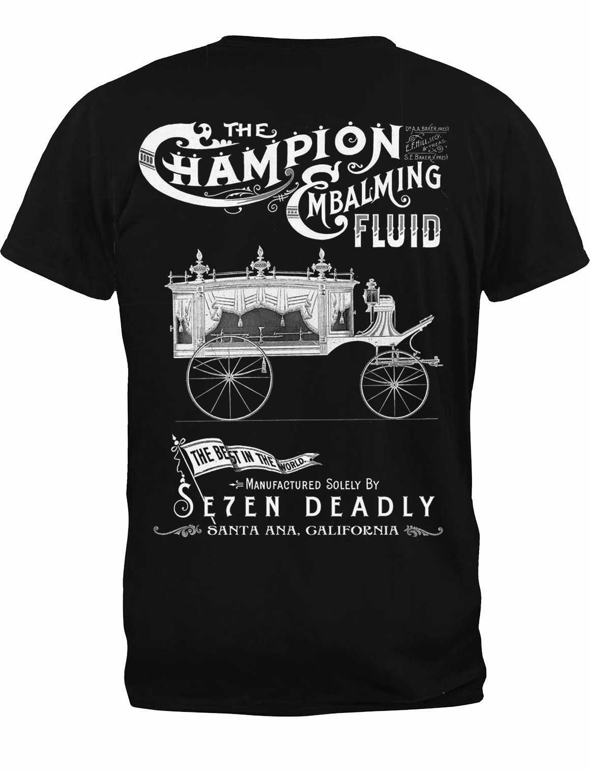Mens Embalming Fluid Tee - Se7en Deadly