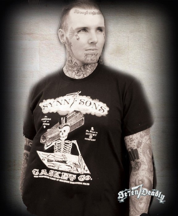 Mens Synn & Sons Casket Company Tee - Se7en Deadly