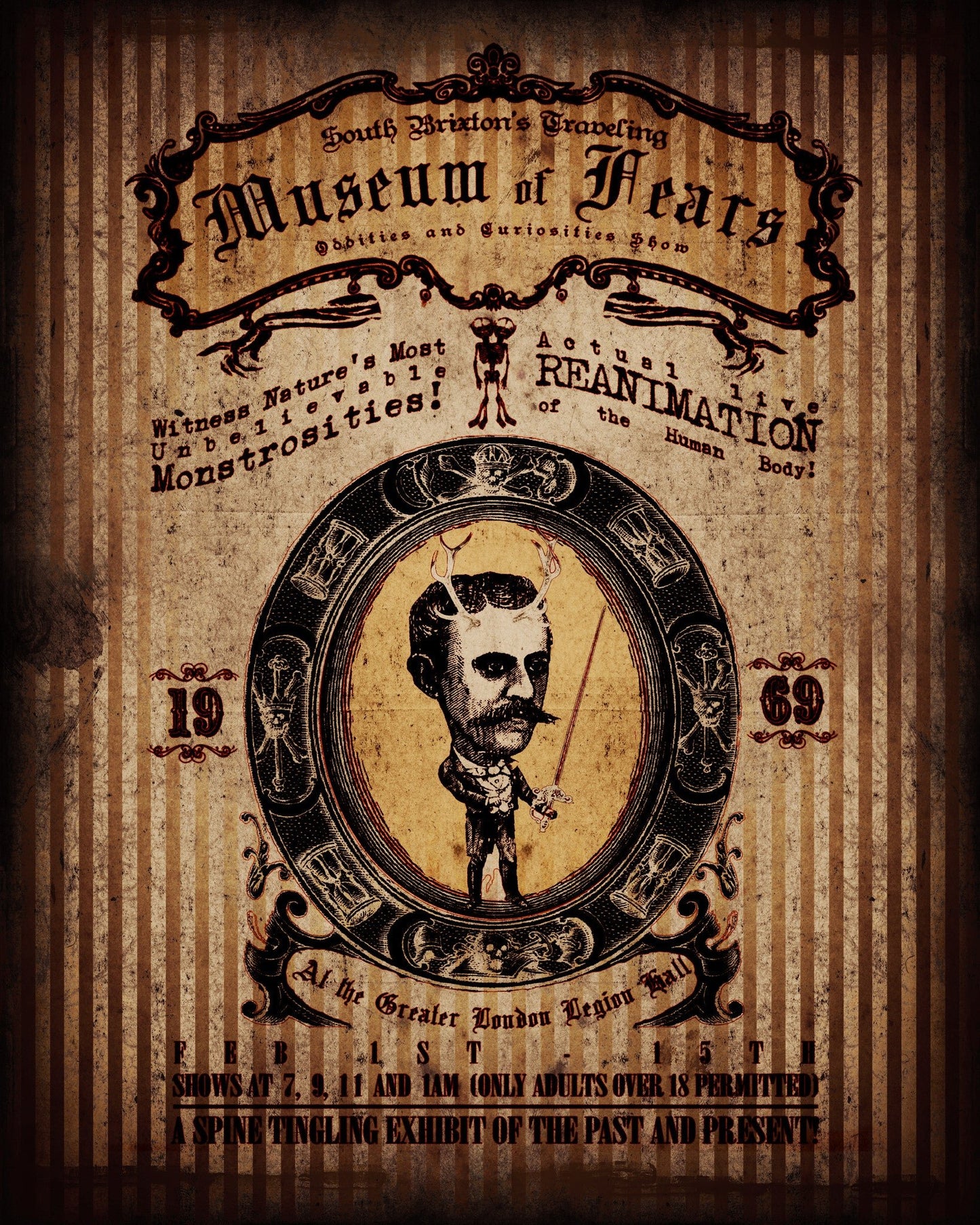 Museum of Fears Art Print - Se7en Deadly