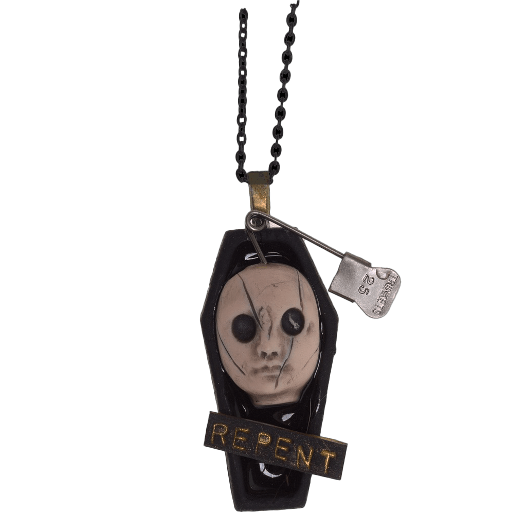 Repent Creepy Doll Necklace - Se7en Deadly