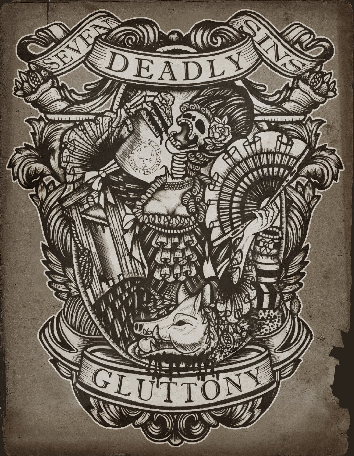 Se7en Deadly Sins Art Print Set - Se7en Deadly