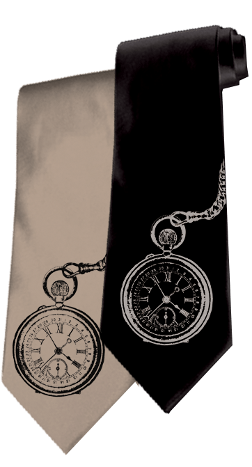 Time Flies Necktie - Se7en Deadly