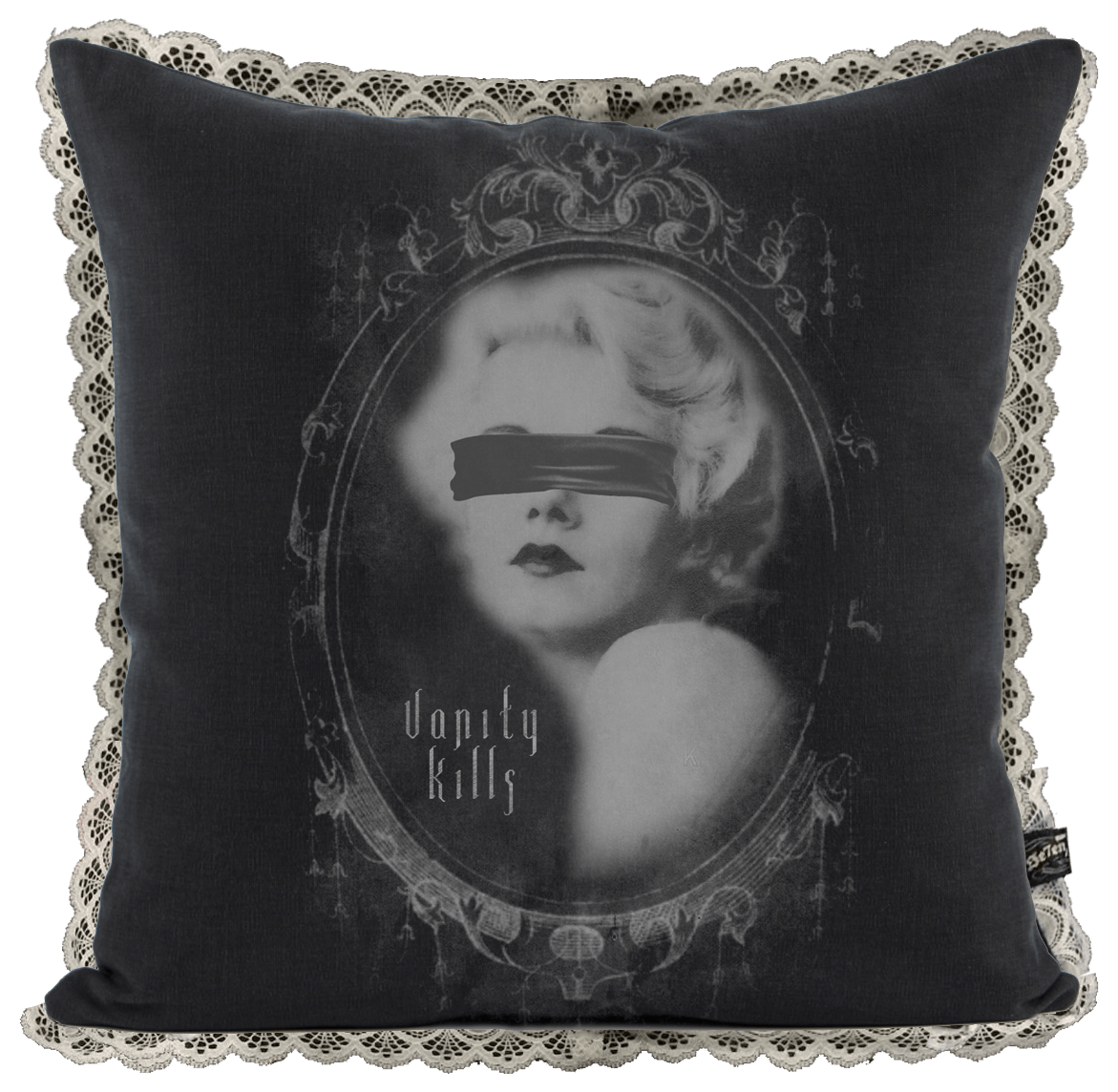 Vanity Kills Throw Pillow - Se7en Deadly
