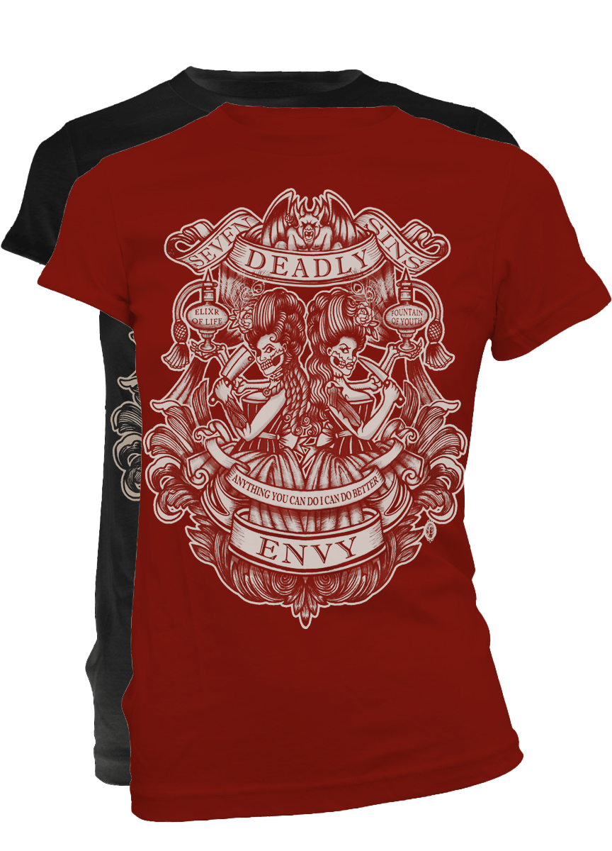 Womens Envy Tee - Se7en Deadly