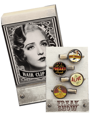 Freakshow Match Book Hair Clips - Se7en Deadly