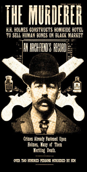 H.H. Holmes Murderer Art Print - Se7en Deadly