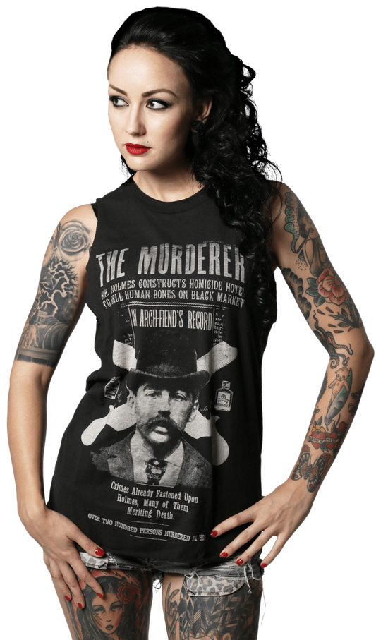 H.H.Holmes Murderer Muscle Tee - Se7en Deadly