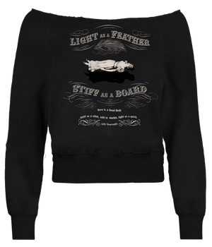Light as a feather Off Shoulder Sweatshirt - Se7en Deadly