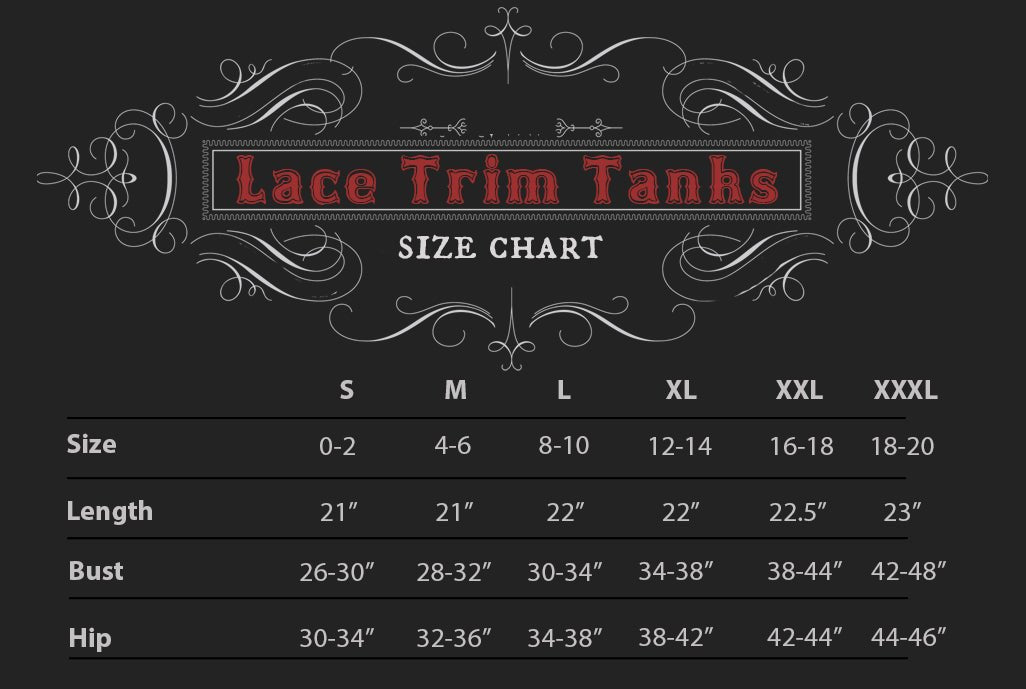Medical Chart Lace Cami Gray - Se7en Deadly