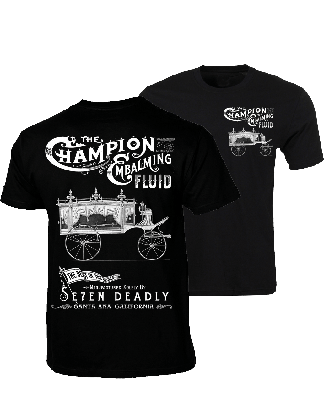 Mens Embalming Fluid Tee - Se7en Deadly