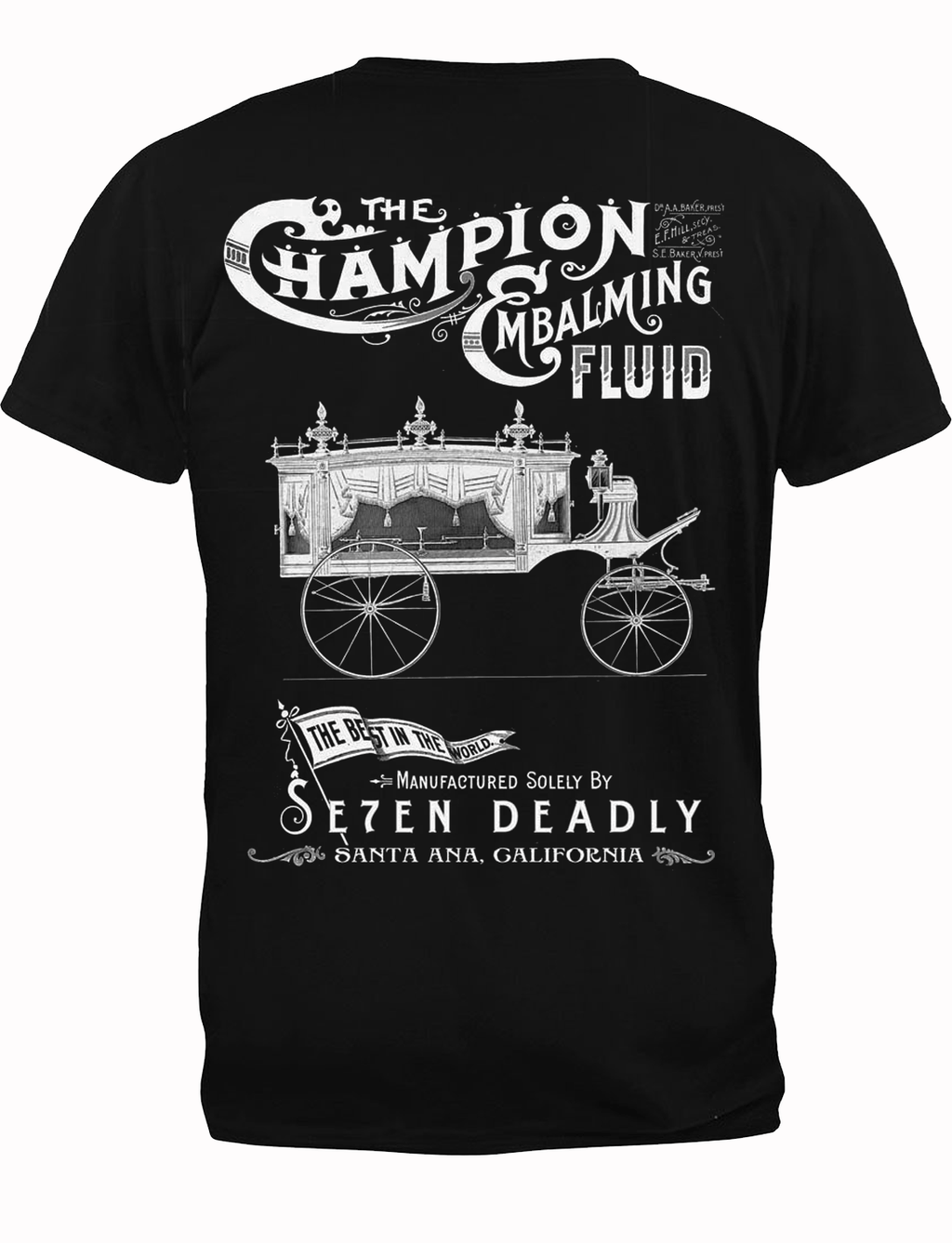 Mens Embalming Fluid Tee - Se7en Deadly