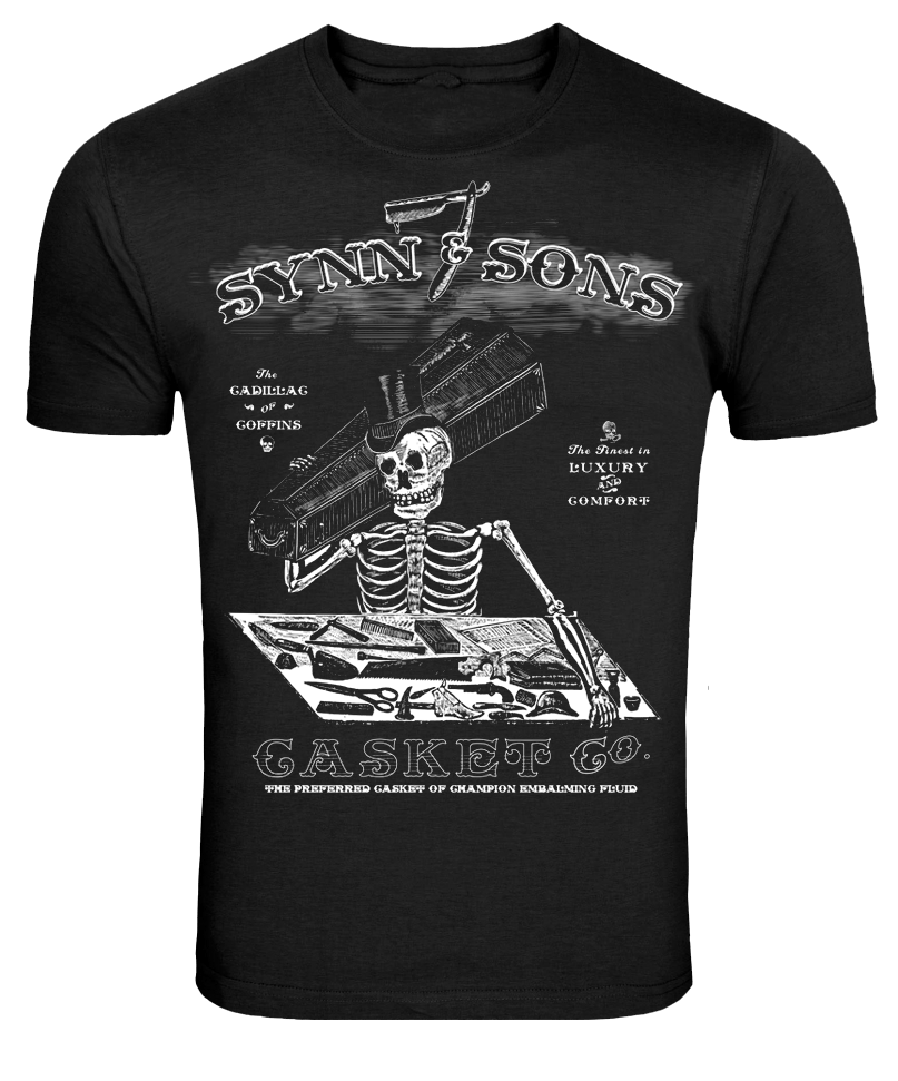 Mens Synn & Sons Casket Company Tee - Se7en Deadly