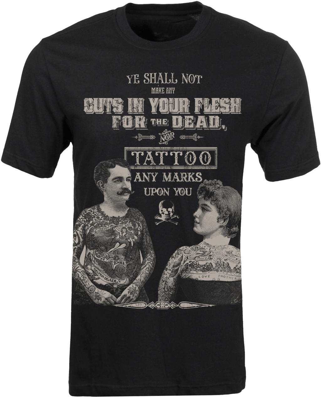 Mens Tattoos for the Dead Tee - Se7en Deadly
