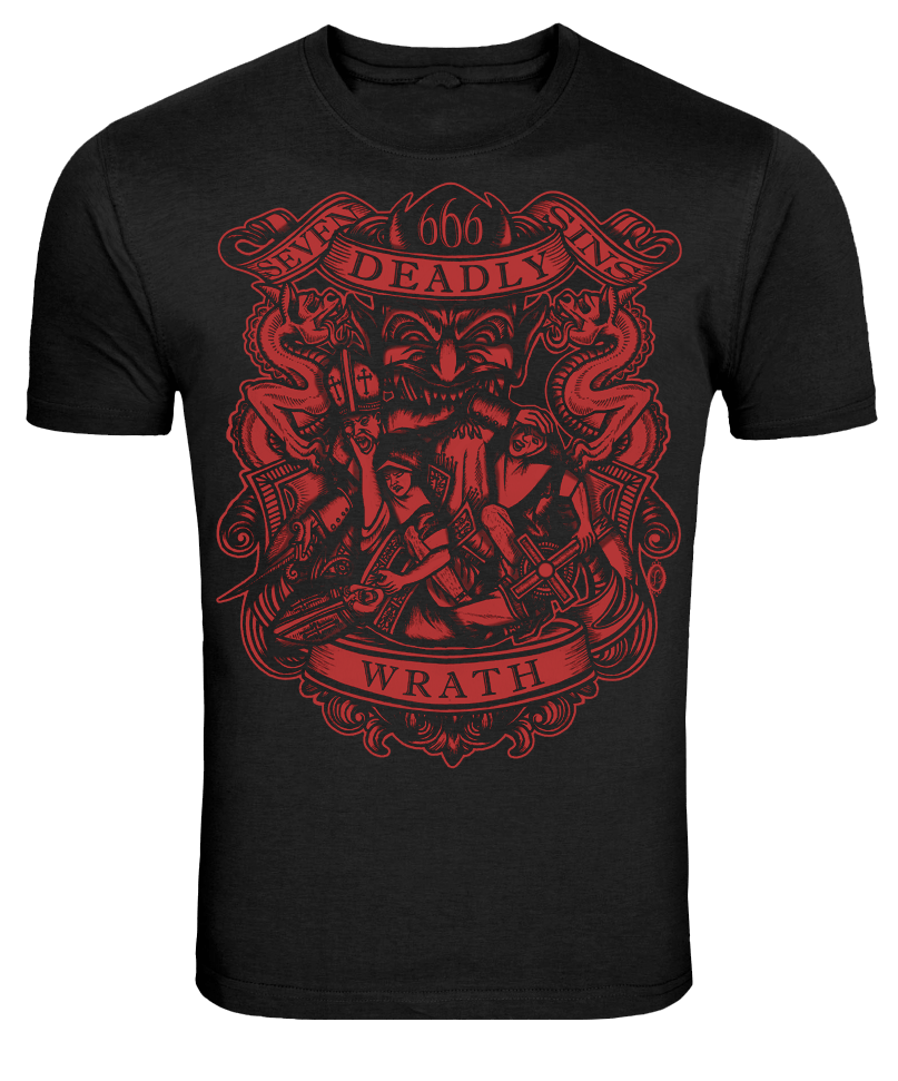 Mens Wrath Tee - Se7en Deadly