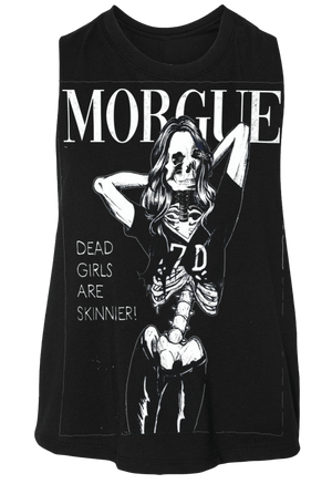 MORGUE Dead Girls are Skinnier Crop Tank - Se7en Deadly