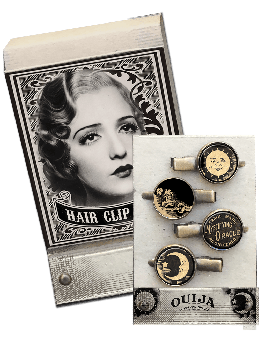 Ouija Match Book Hair Clips - Se7en Deadly