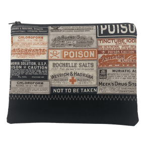 Poison Label Cosmetic Bag - Se7en Deadly