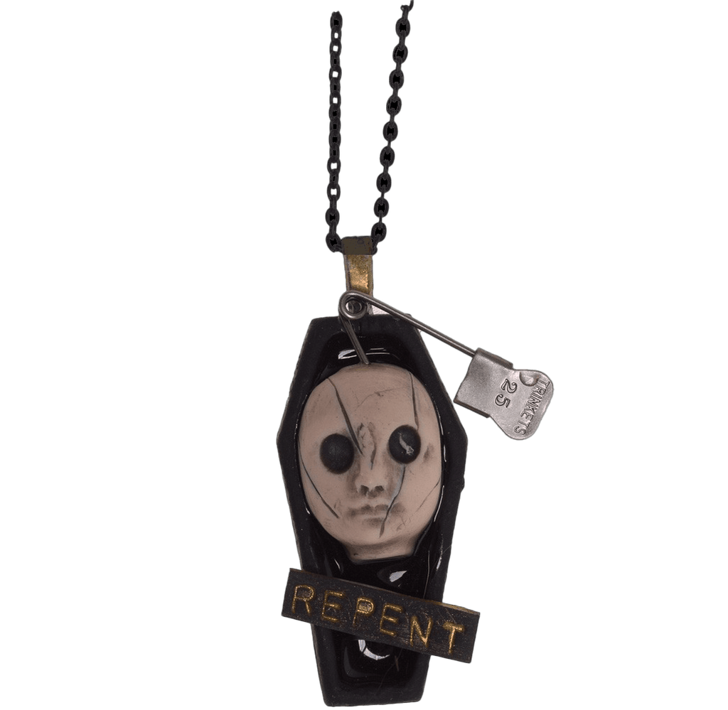 Repent Creepy Doll Necklace - Se7en Deadly
