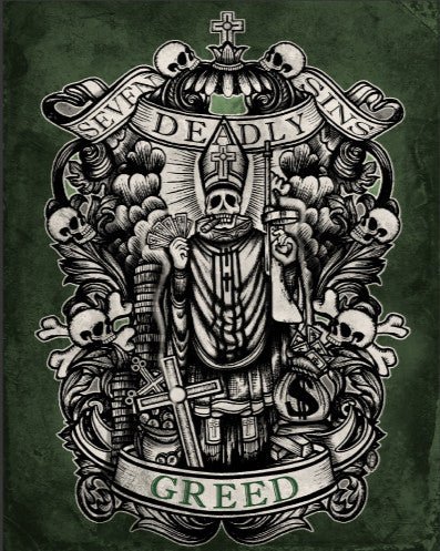 Se7en Deadly Sins Art Print Set - Se7en Deadly