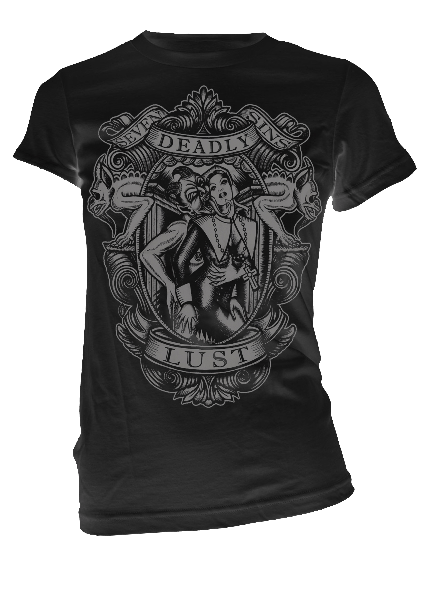 Womens Lust Tee - Se7en Deadly